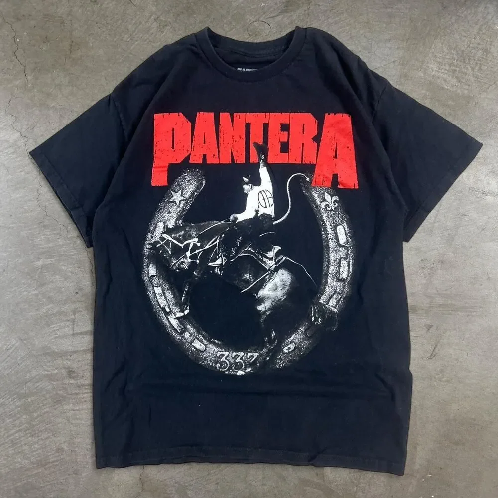2024 Official Pantera Tour Dimebag Darrell Horseshoe Concert T-shirt